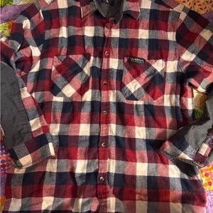 Heritage Red, Blue, and White Plaid Casual Shirt